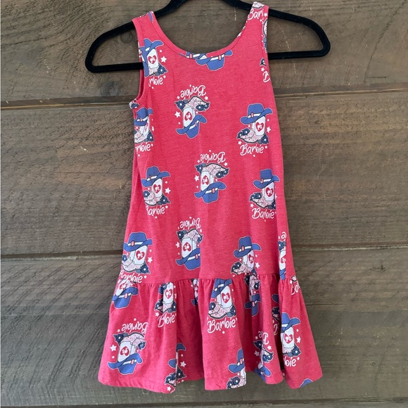 Barbie Other - Barbie Cowgirl Graphic Tank Dress Girls M (7/8)